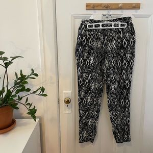 High Waisted Flowy Pants